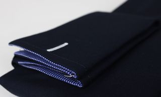 Gefaltete französische Manschette