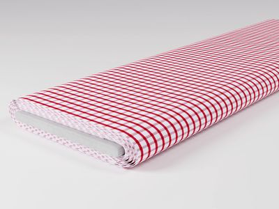 2-ply red checkered