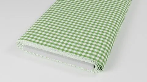 Vichy checks light green